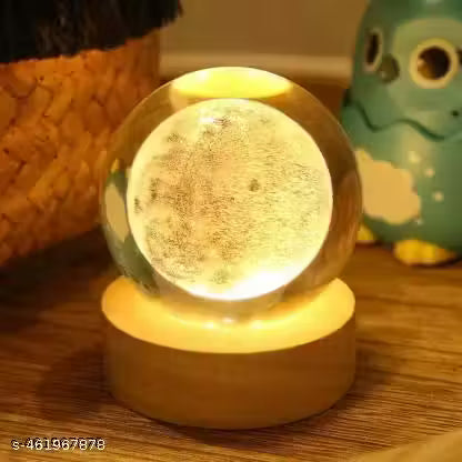 Crystal Ball (3D) Night Lamp Home