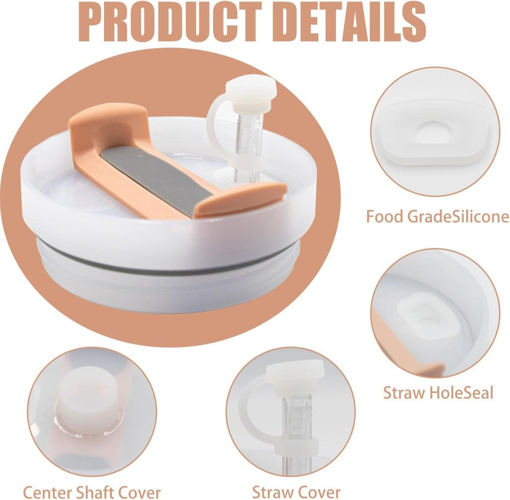 1200ml Tumbler with Lid and Straw Home Improvement