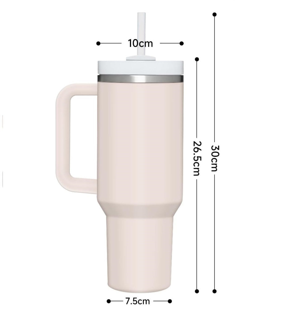 1200ml Tumbler with Lid and Straw Home Improvement