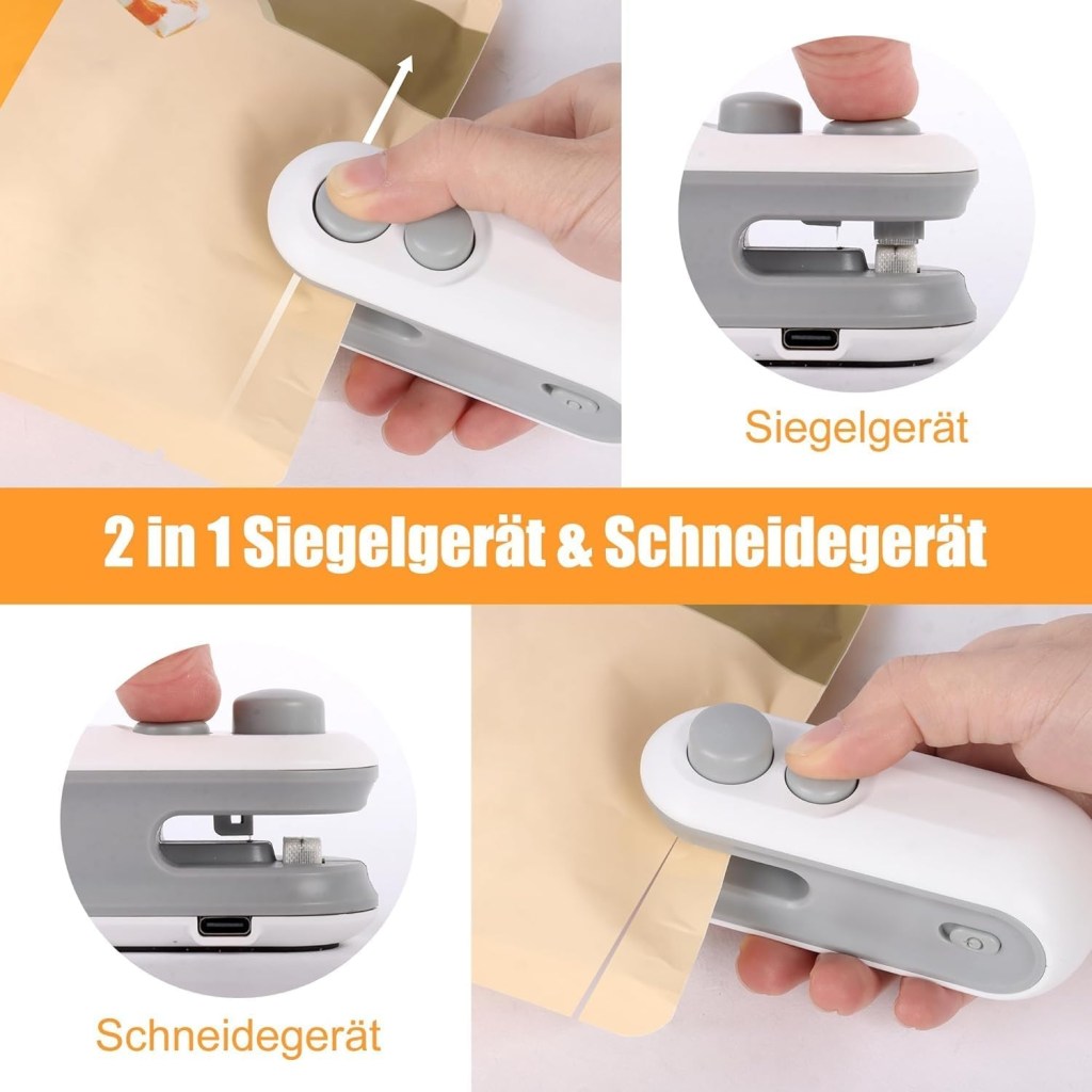 Usb Sealer Machine (2 in 1) Home & Kitchen.