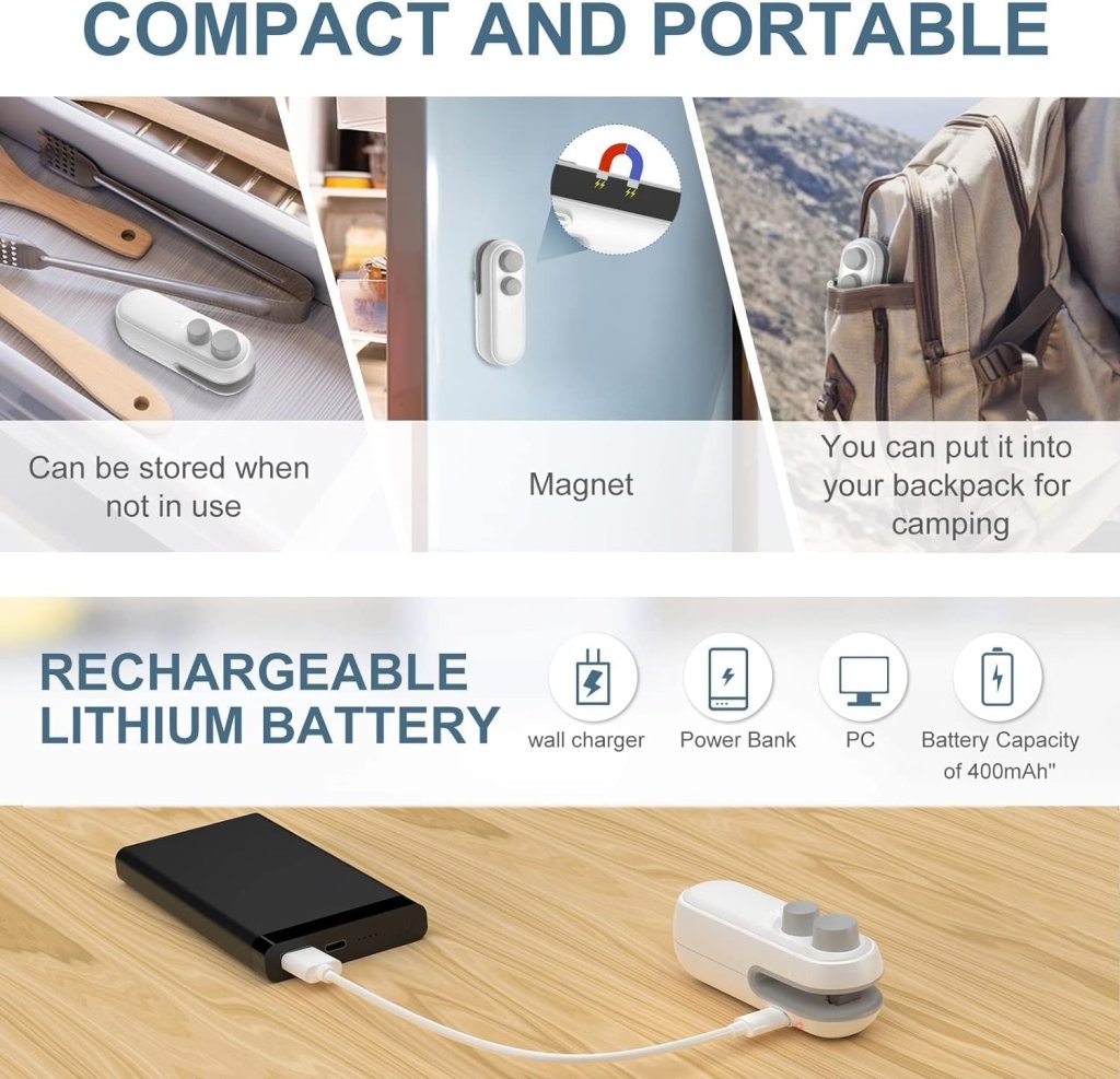 Usb Sealer Machine (2 in 1) Home & Kitchen.