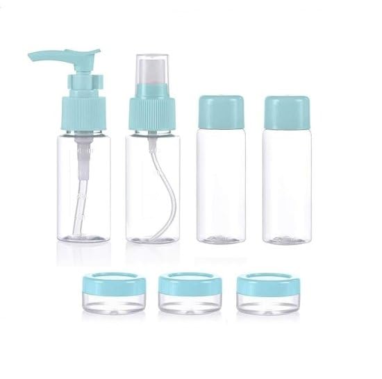 Bottles for Cosmetic and Travel Toiletries with Storage Bag