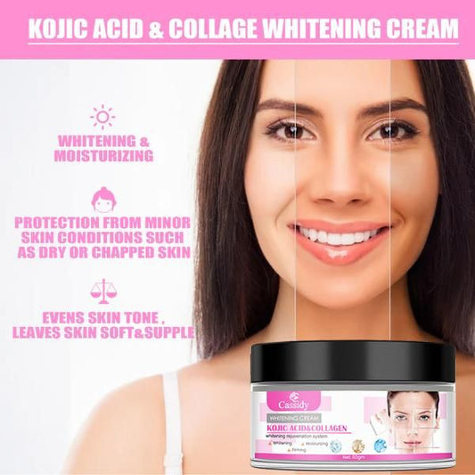 CASSIDY Kojic Acid & Collagen Whitening Cream (60 gm) : DRC
