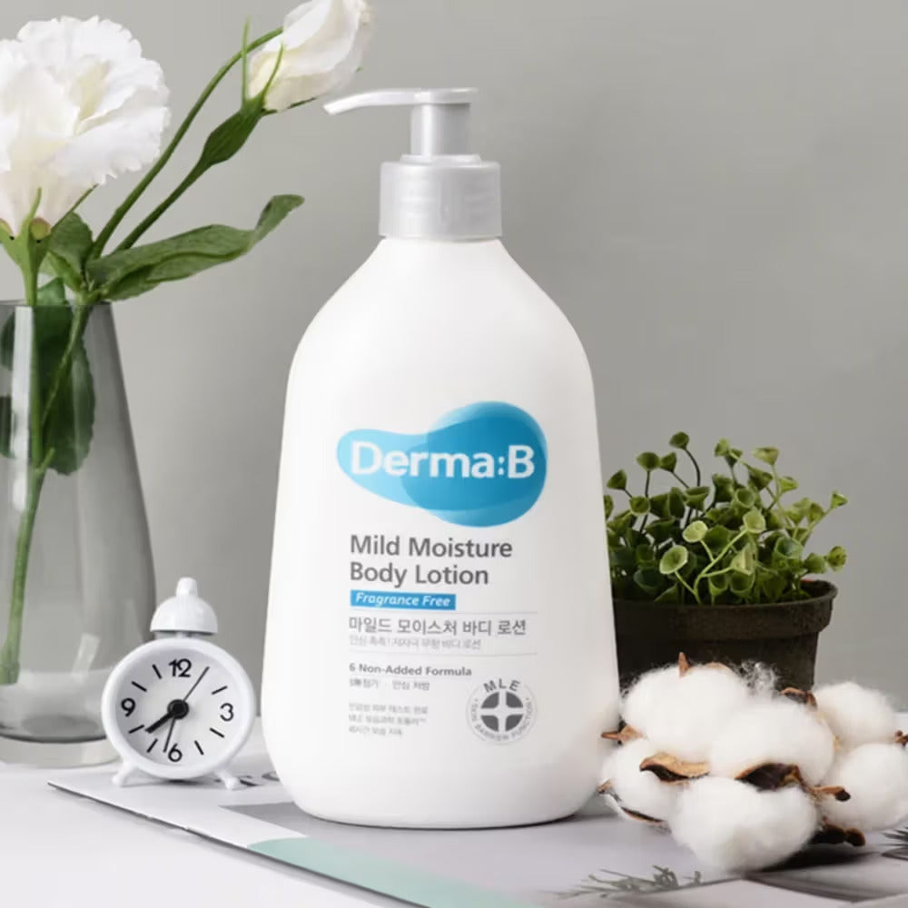 Derma B Mild Moisture Body Lotion for daily (400 ml)