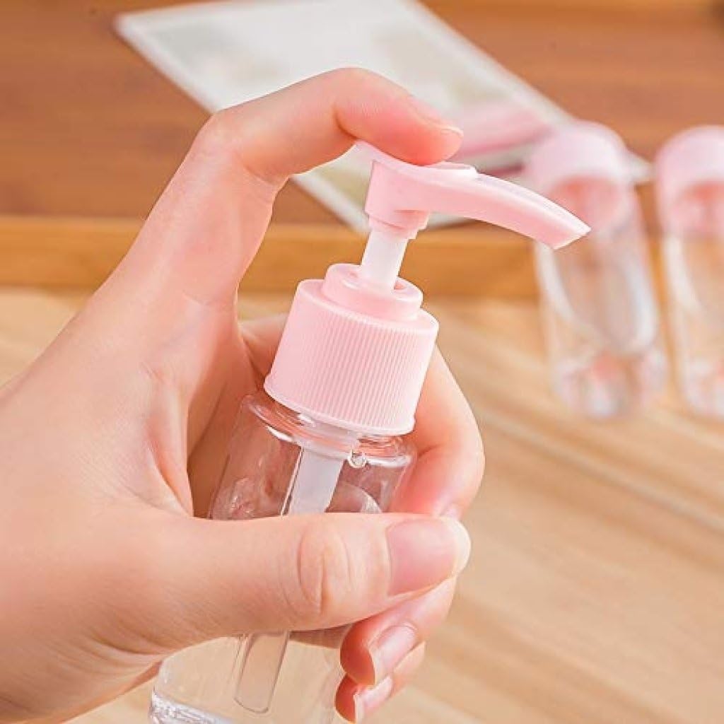 Bottles for Cosmetic and Travel Toiletries with Storage Bag