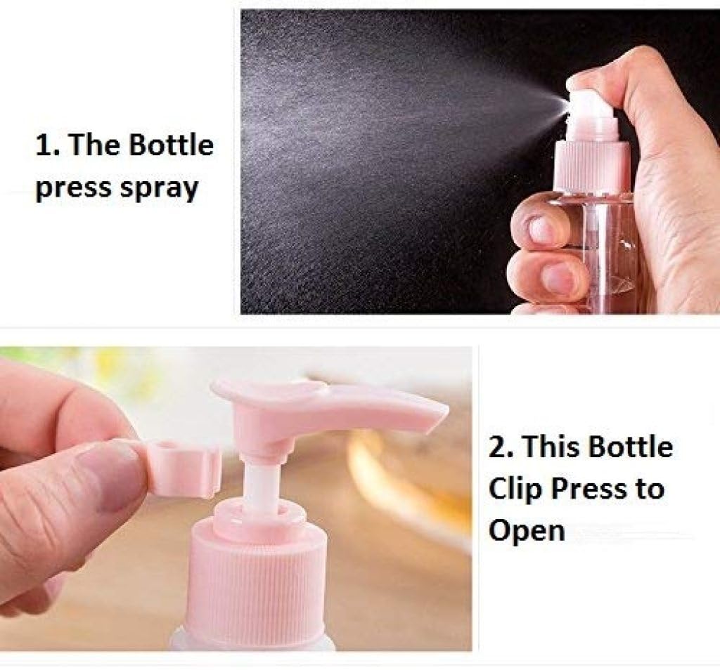 Bottles for Cosmetic and Travel Toiletries with Storage Bag