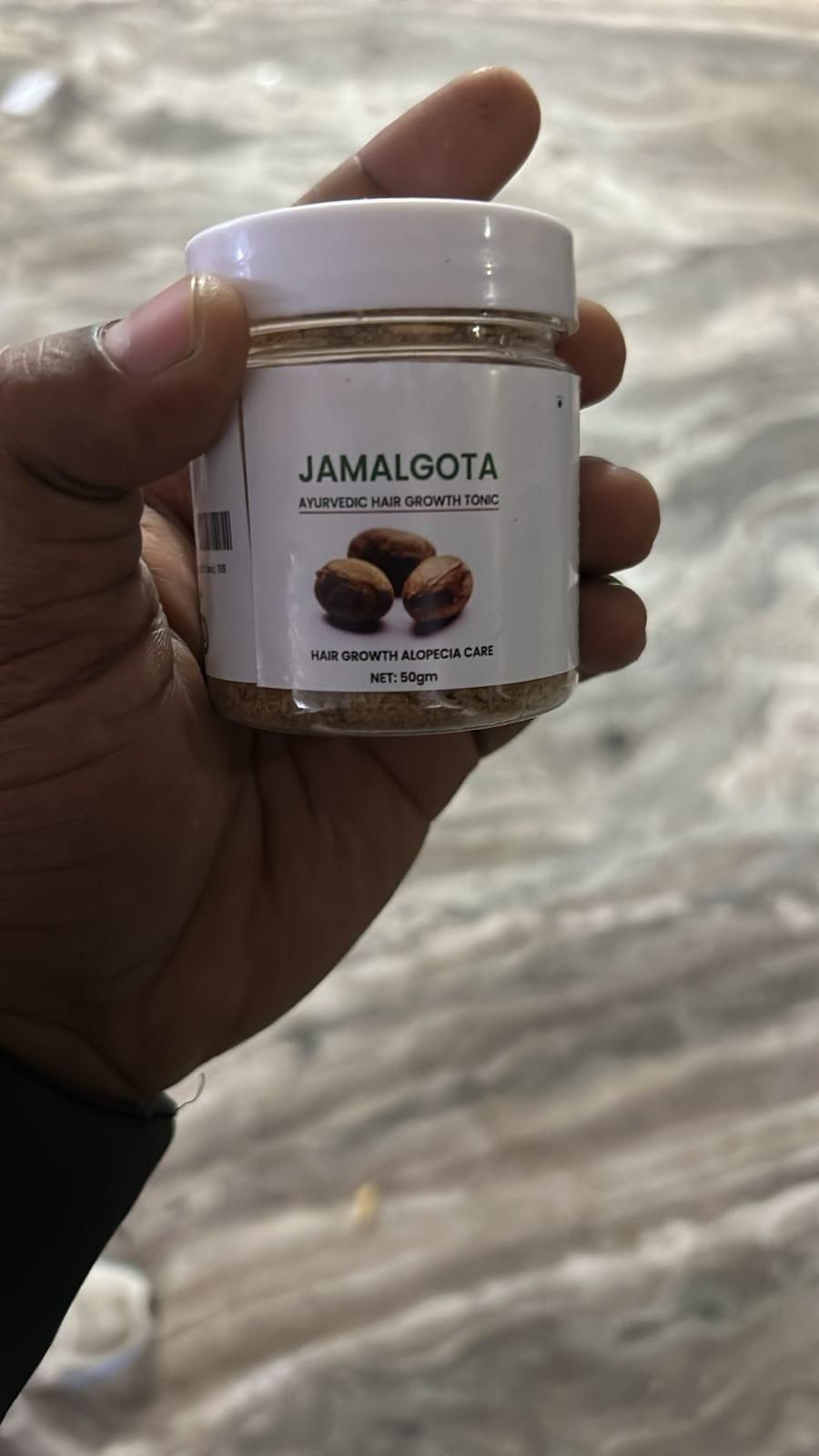 Jamalgota Ayurvedic Hair Growth Powder 100gm Each Pack of 2 : DRC