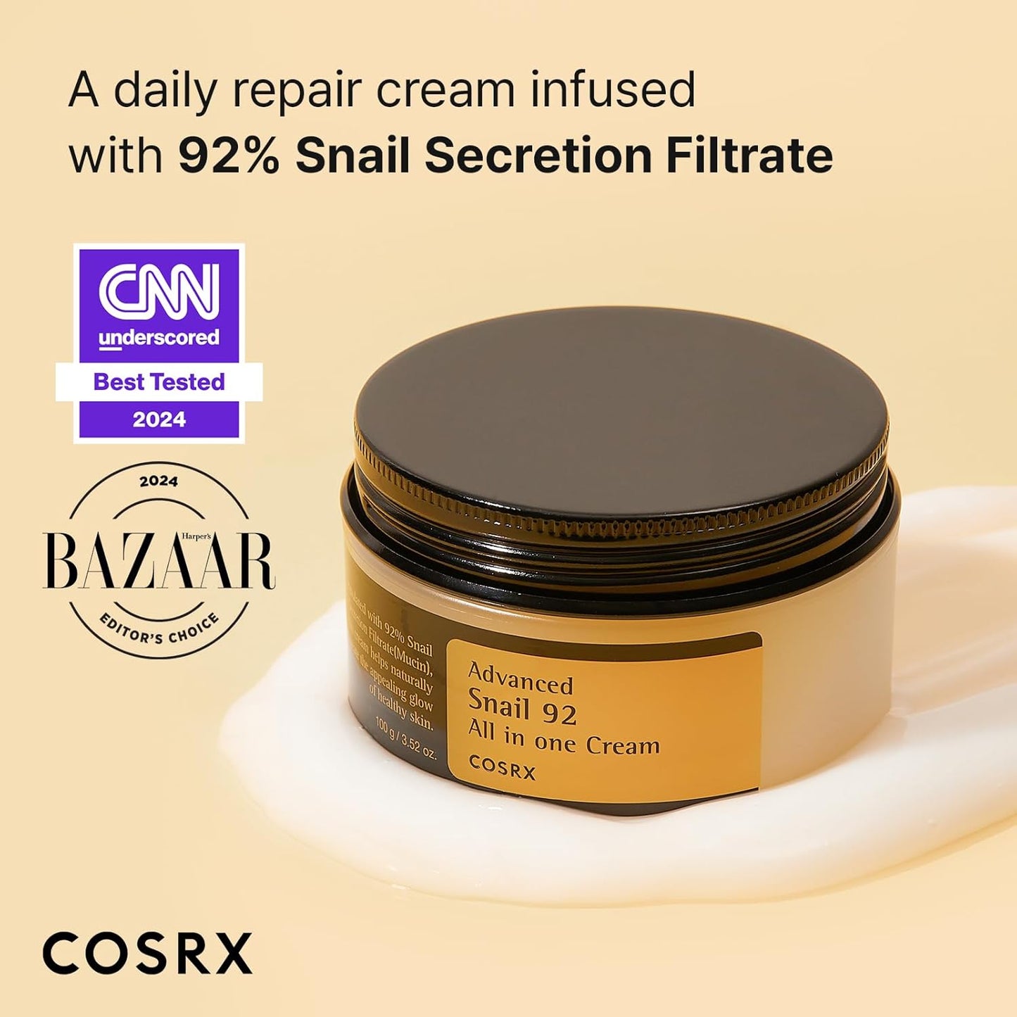 Cosrx Advanced Snail 92 All In One Cream (100ml)