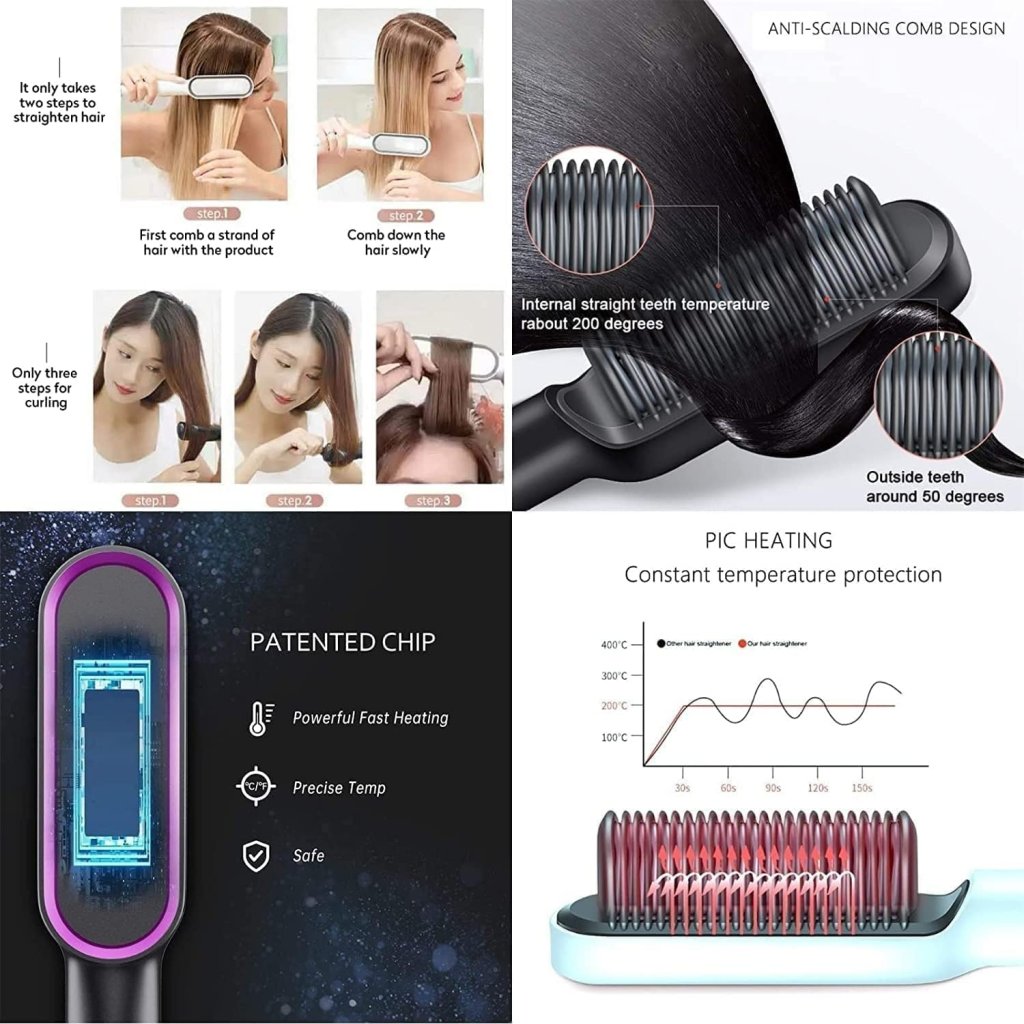 Hair Straightener Comb Beauty Products