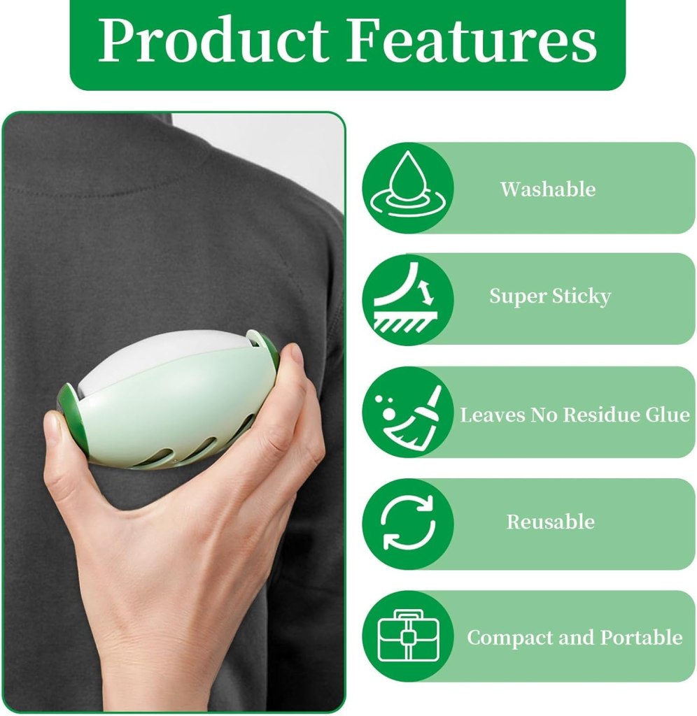 Reusable Lint Roller Ball Durable Washable Lint Catcher
