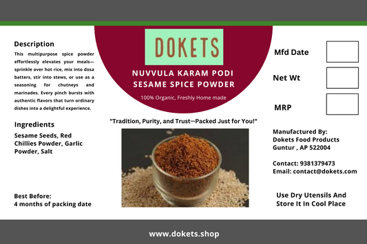 Nuvvula Podi / Sesame Spice Powder