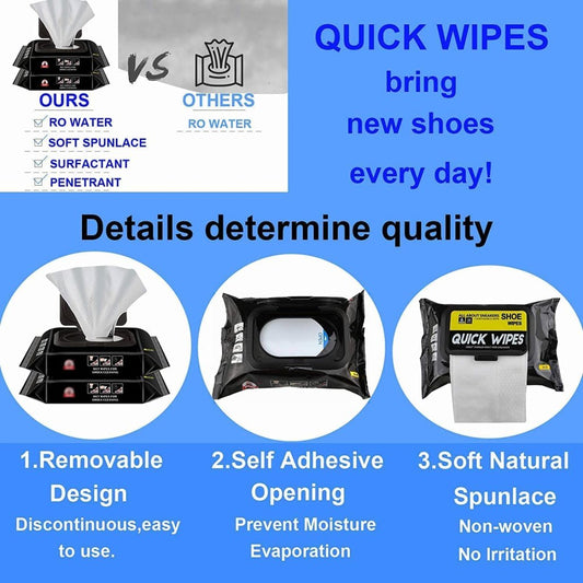 Shoes Wipes Shoe Cleaner (80 wipes)