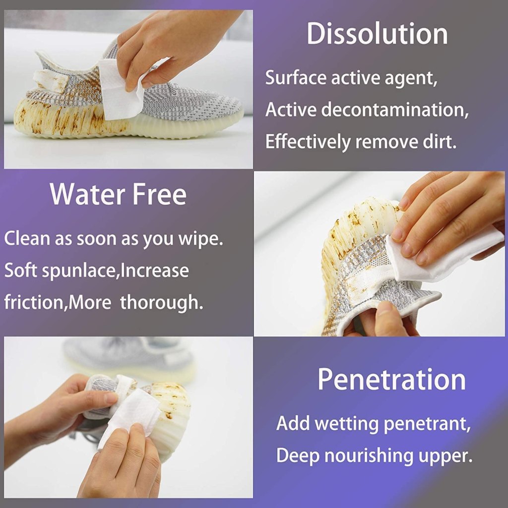Shoes Wipes Shoe Cleaner (80 wipes)
