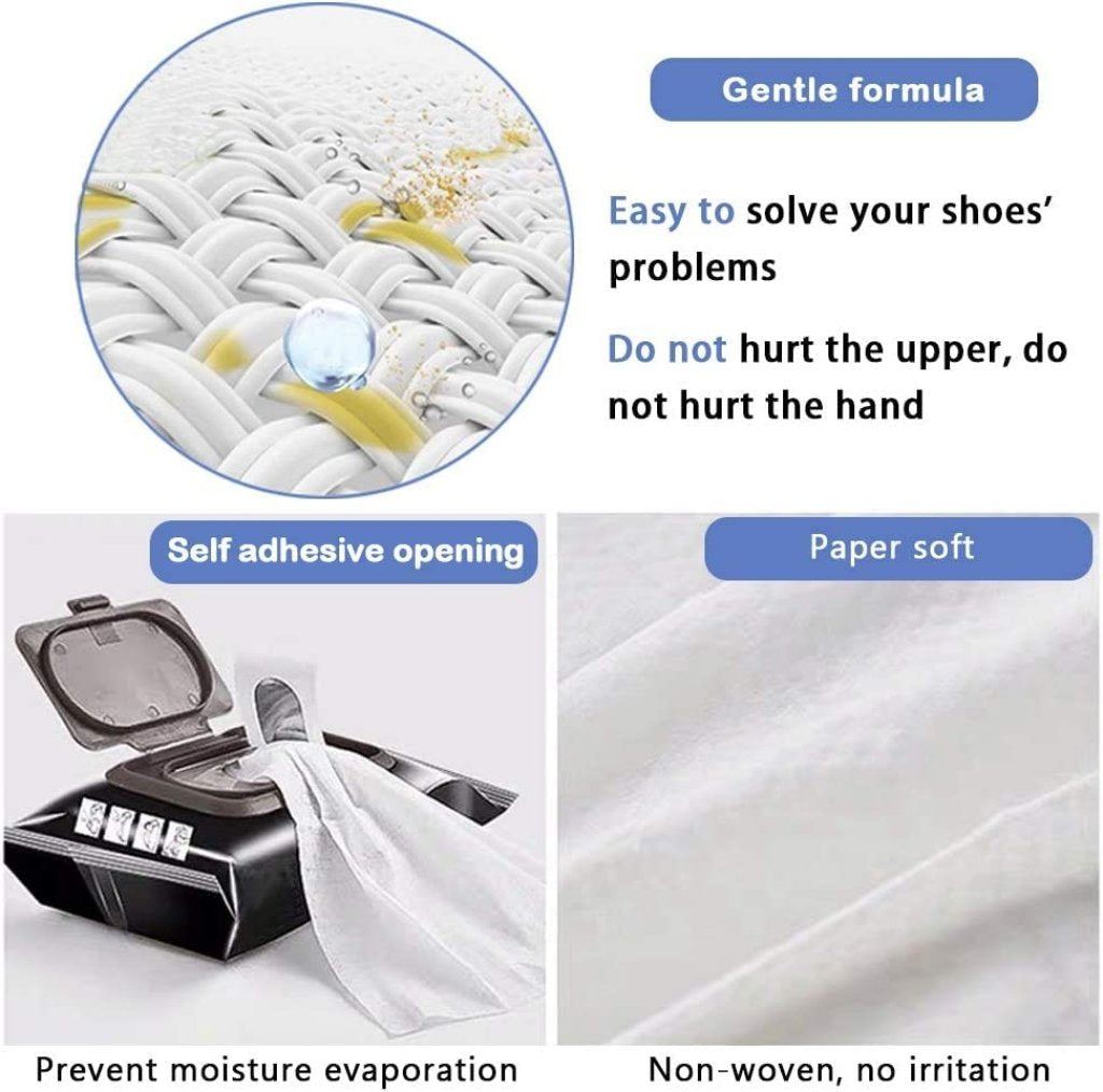 Shoes Wipes Shoe Cleaner (80 wipes)