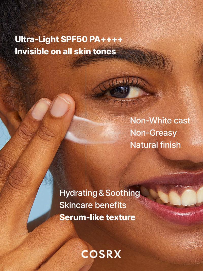 Cosrx Ultra-Light Invisible Face Sunscreen SPF50 PA++++ (50ml)