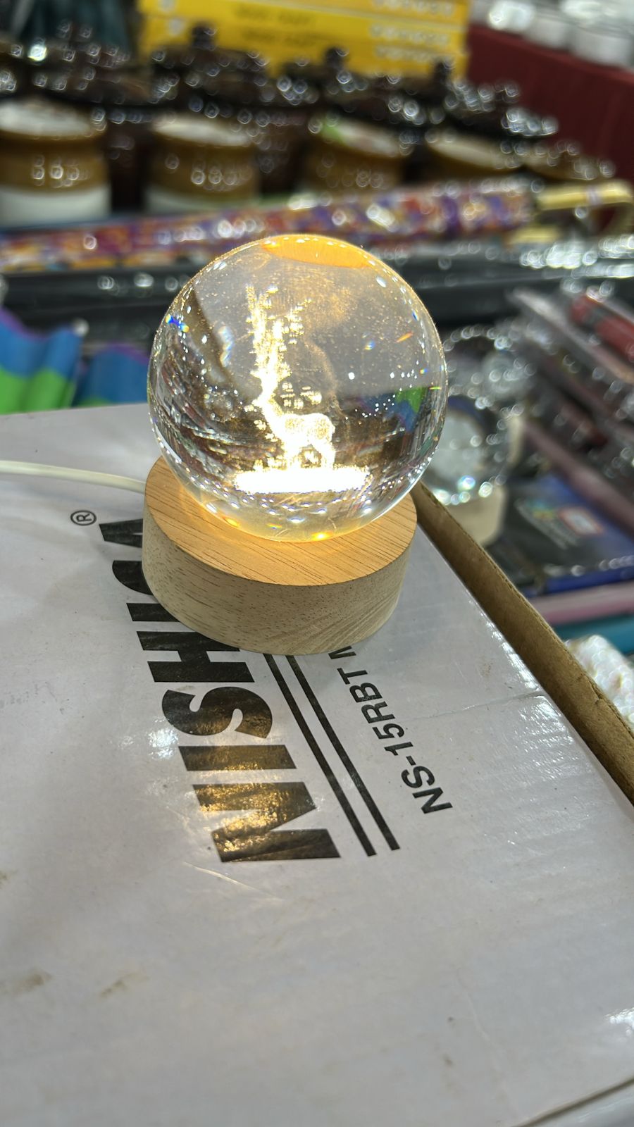 Crystal Ball (3D) Night Lamp Home