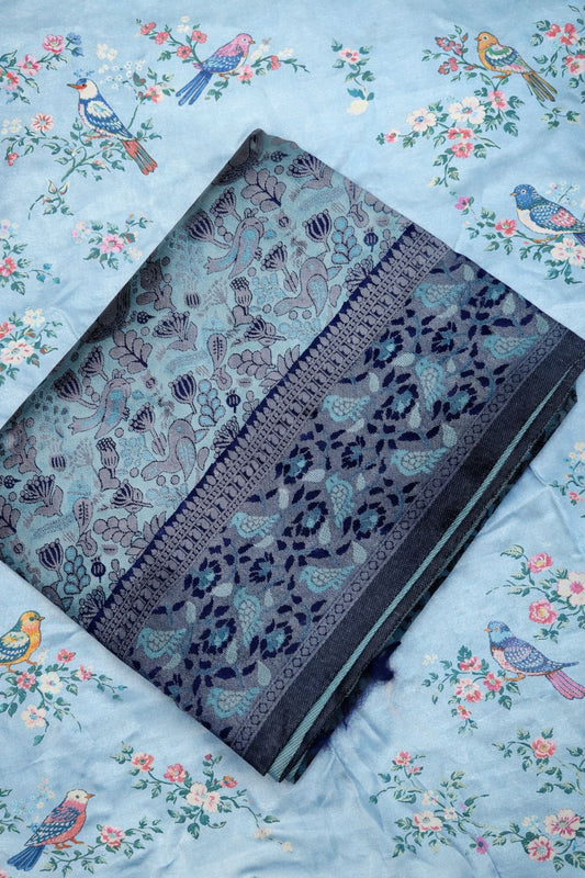 Tissue jacquard saree