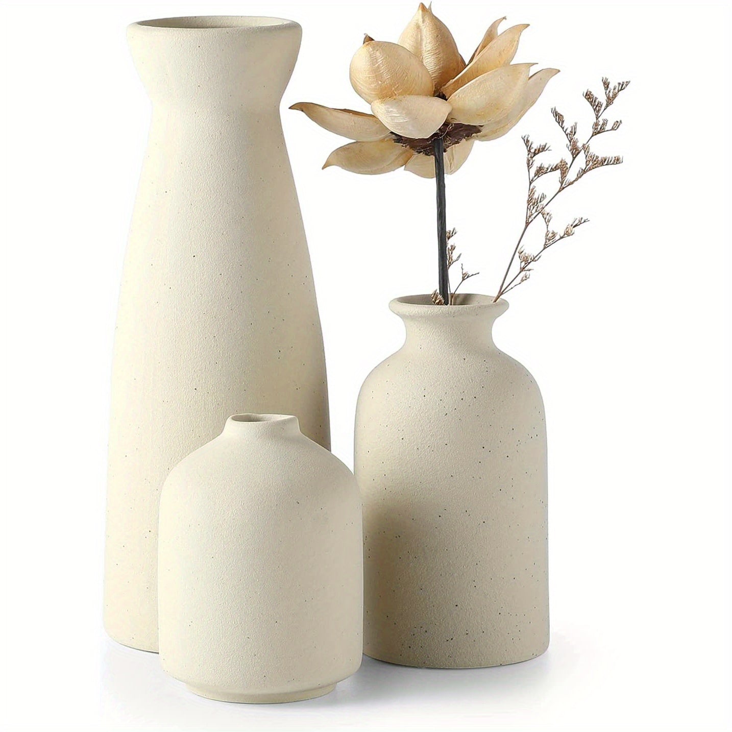 Set of 3 pcs Ceramic Vases : US.