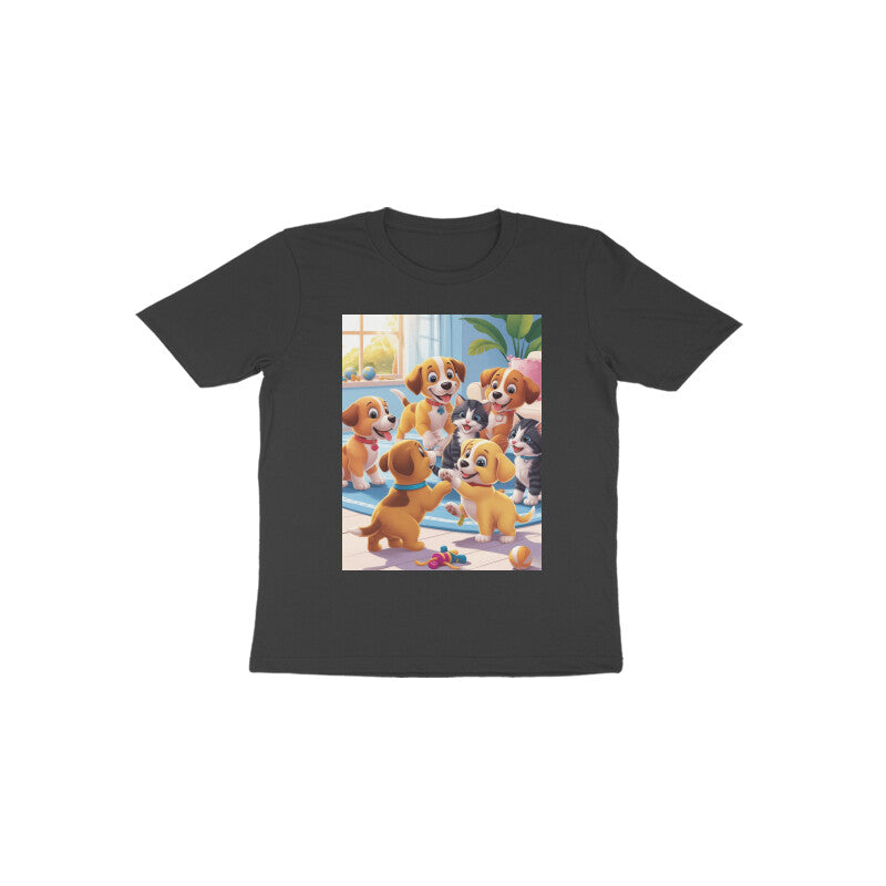 Dokets Puppies and Kittens T-Shirts for Toddlers