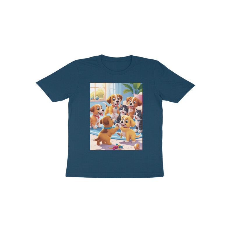 Dokets Puppies and Kittens T-Shirts for Toddlers