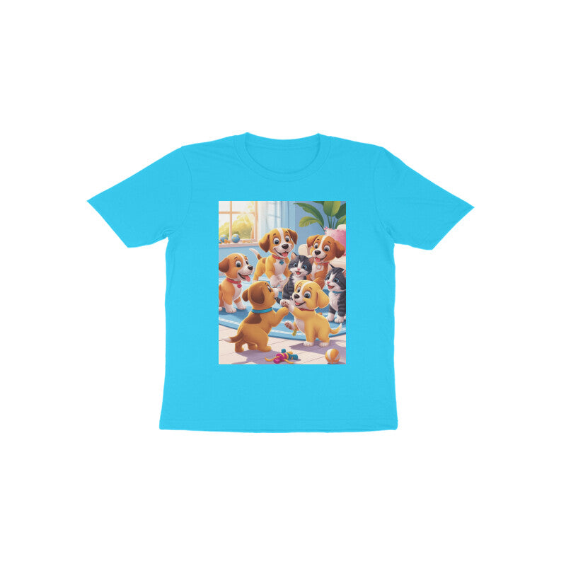 Dokets Puppies and Kittens T-Shirts for Toddlers