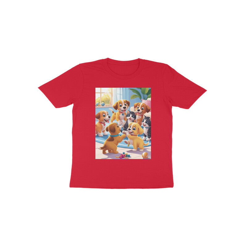 Dokets Puppies and Kittens T-Shirts for Toddlers