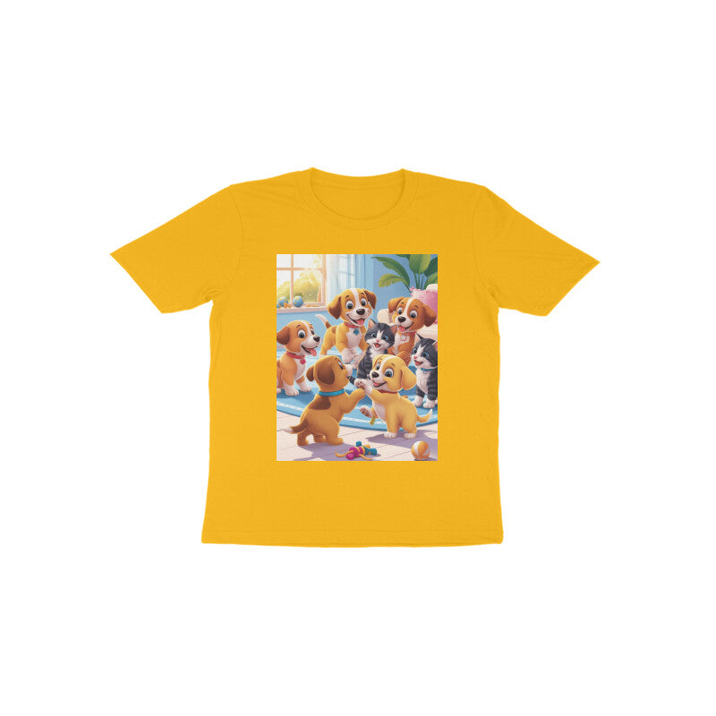 Dokets Puppies and Kittens T-Shirts for Toddlers