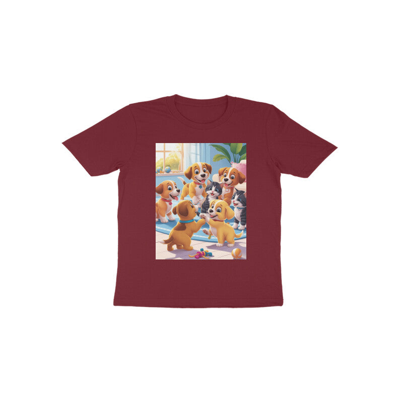 Dokets Puppies and Kittens T-Shirts for Toddlers