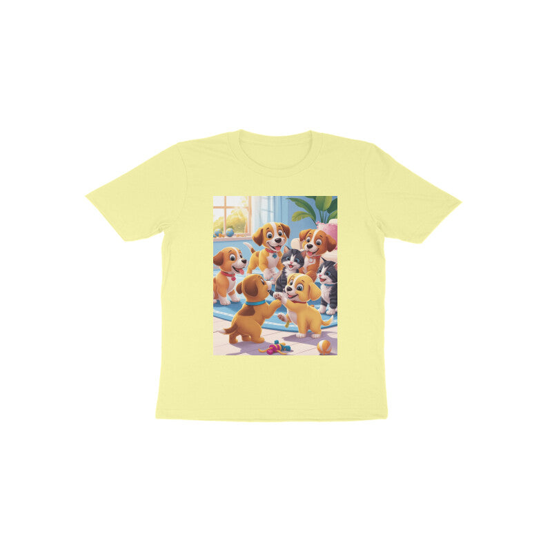 Dokets Puppies and Kittens T-Shirts for Toddlers