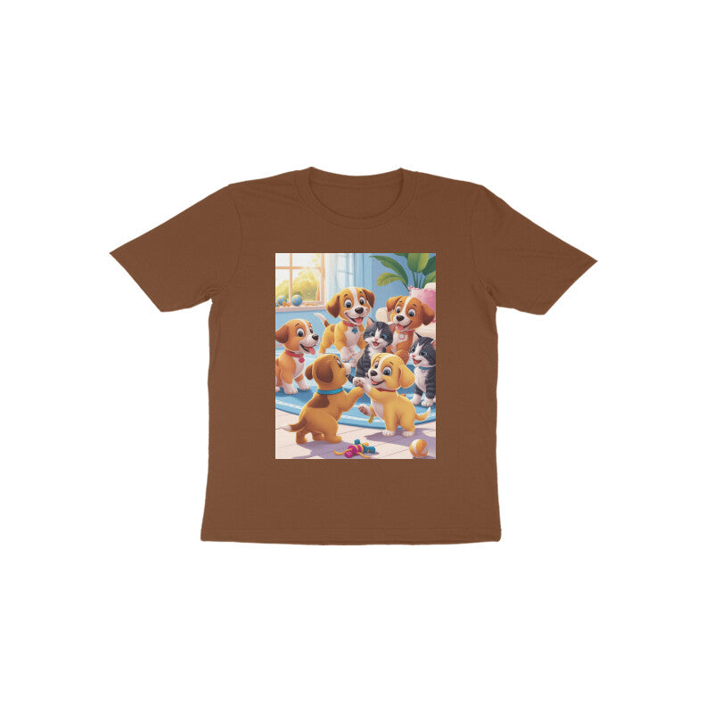 Dokets Puppies and Kittens T-Shirts for Toddlers