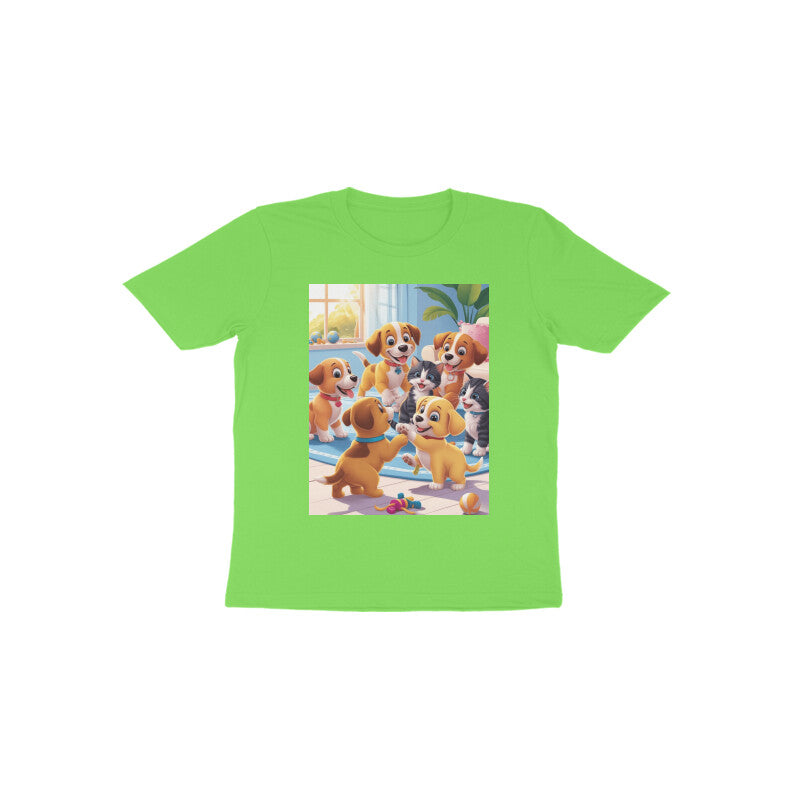 Dokets Puppies and Kittens T-Shirts for Toddlers