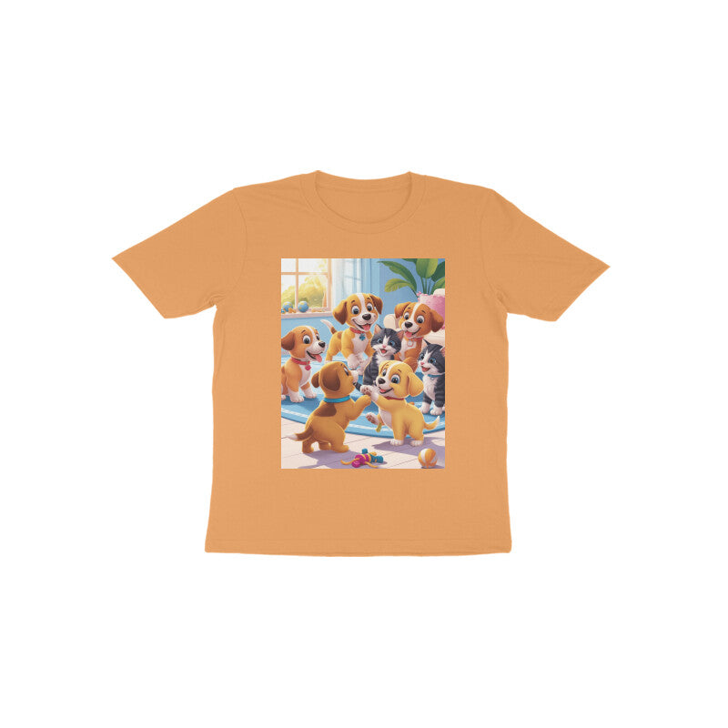 Dokets Puppies and Kittens T-Shirts for Toddlers