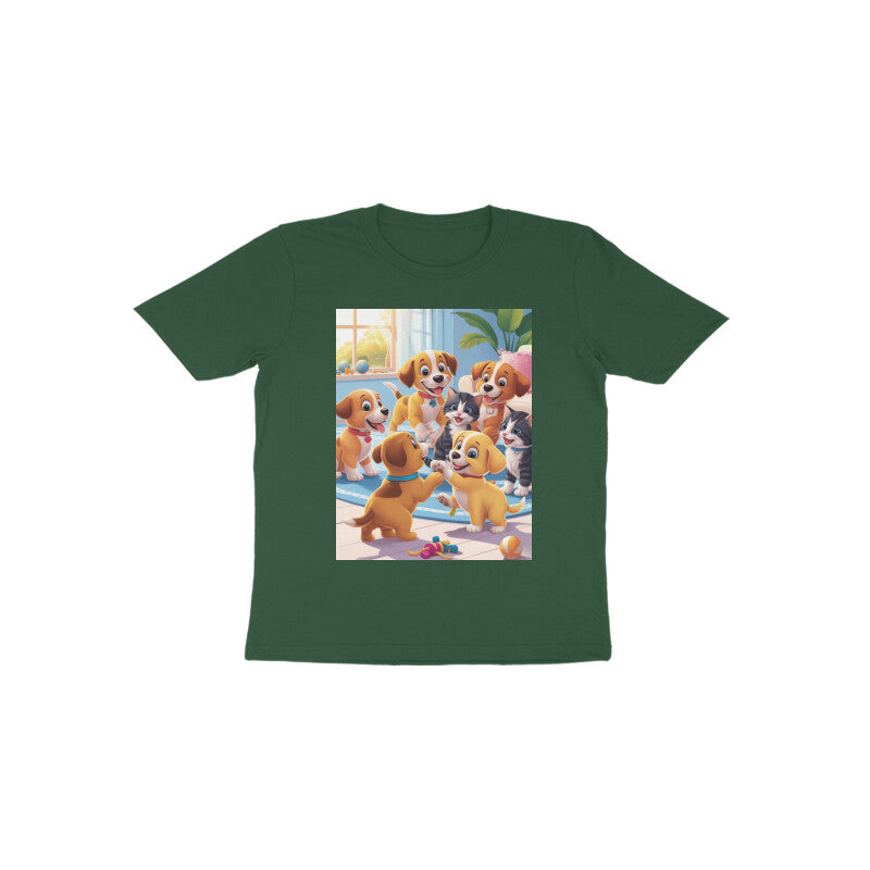 Dokets Puppies and Kittens T-Shirts for Toddlers
