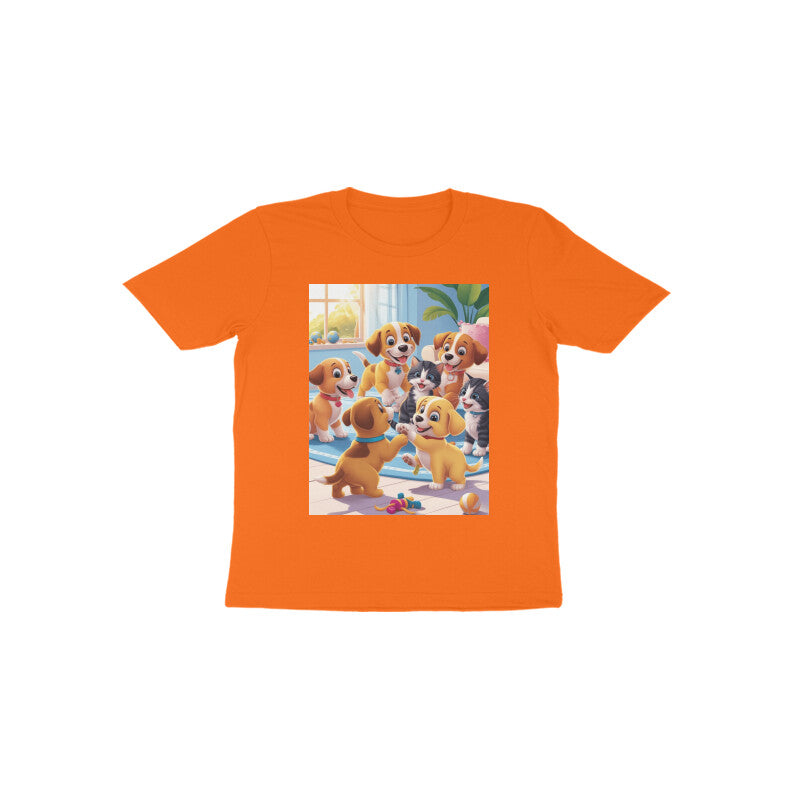 Dokets Puppies and Kittens T-Shirts for Toddlers