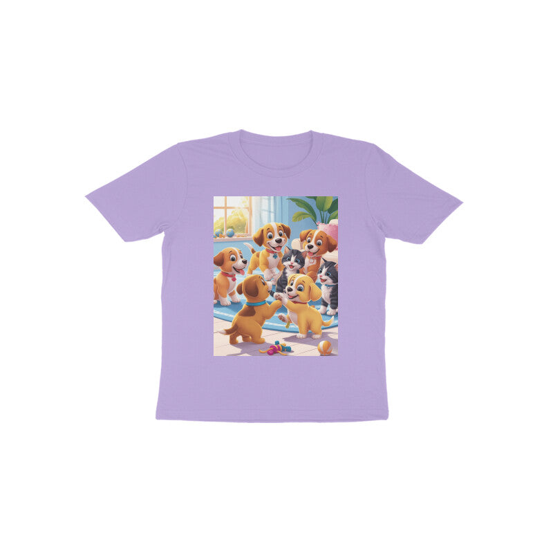 Dokets Puppies and Kittens T-Shirts for Toddlers
