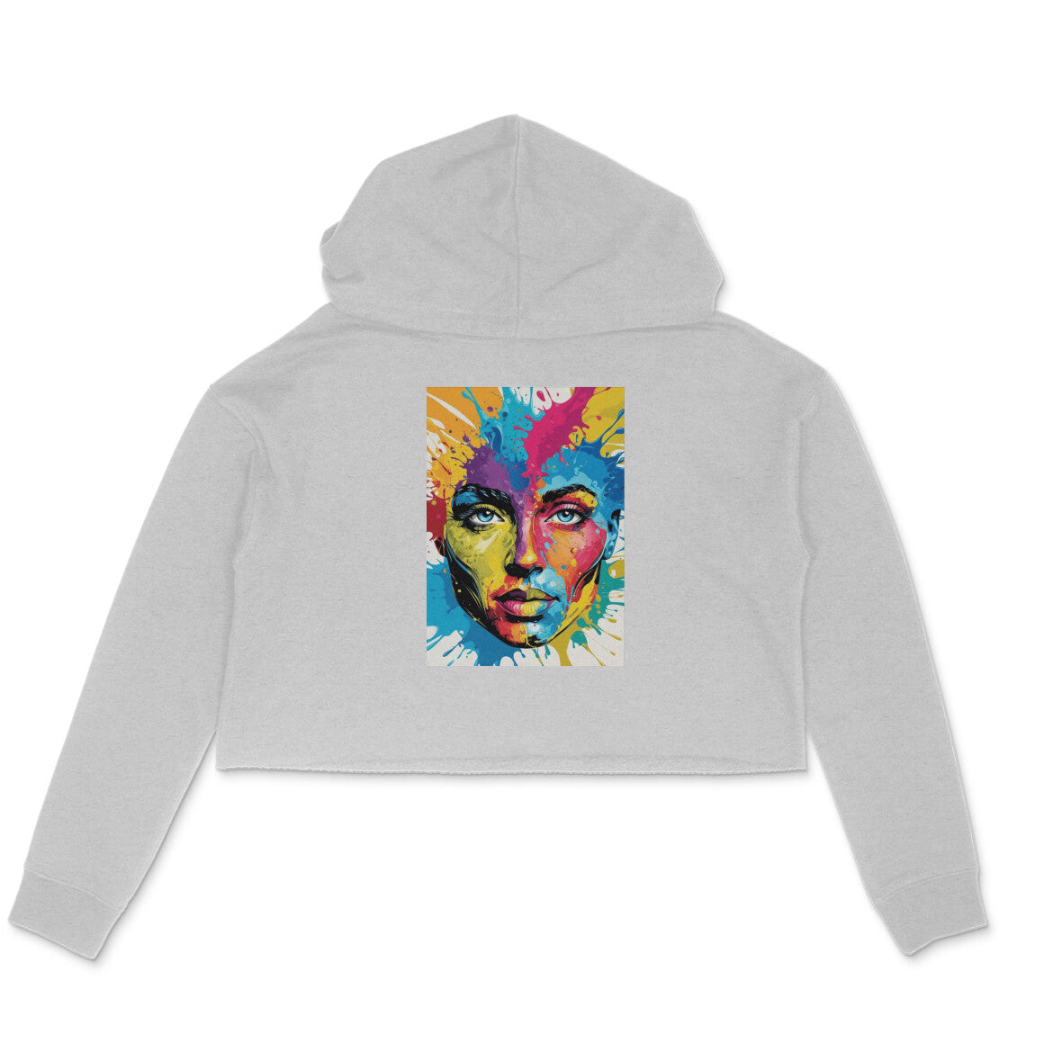 Dokets Crop Hoodie Face