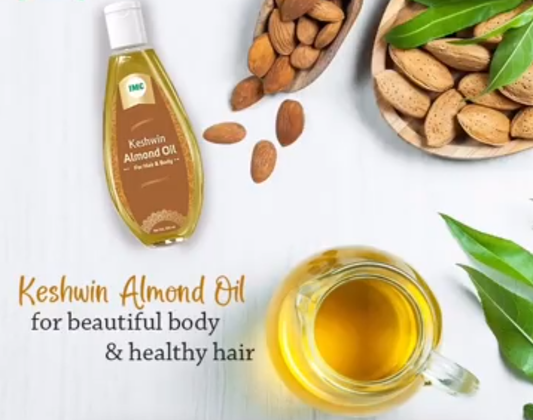 Keshwin Almond Oil for Hair and Body (100 ml) - Dokets Shop