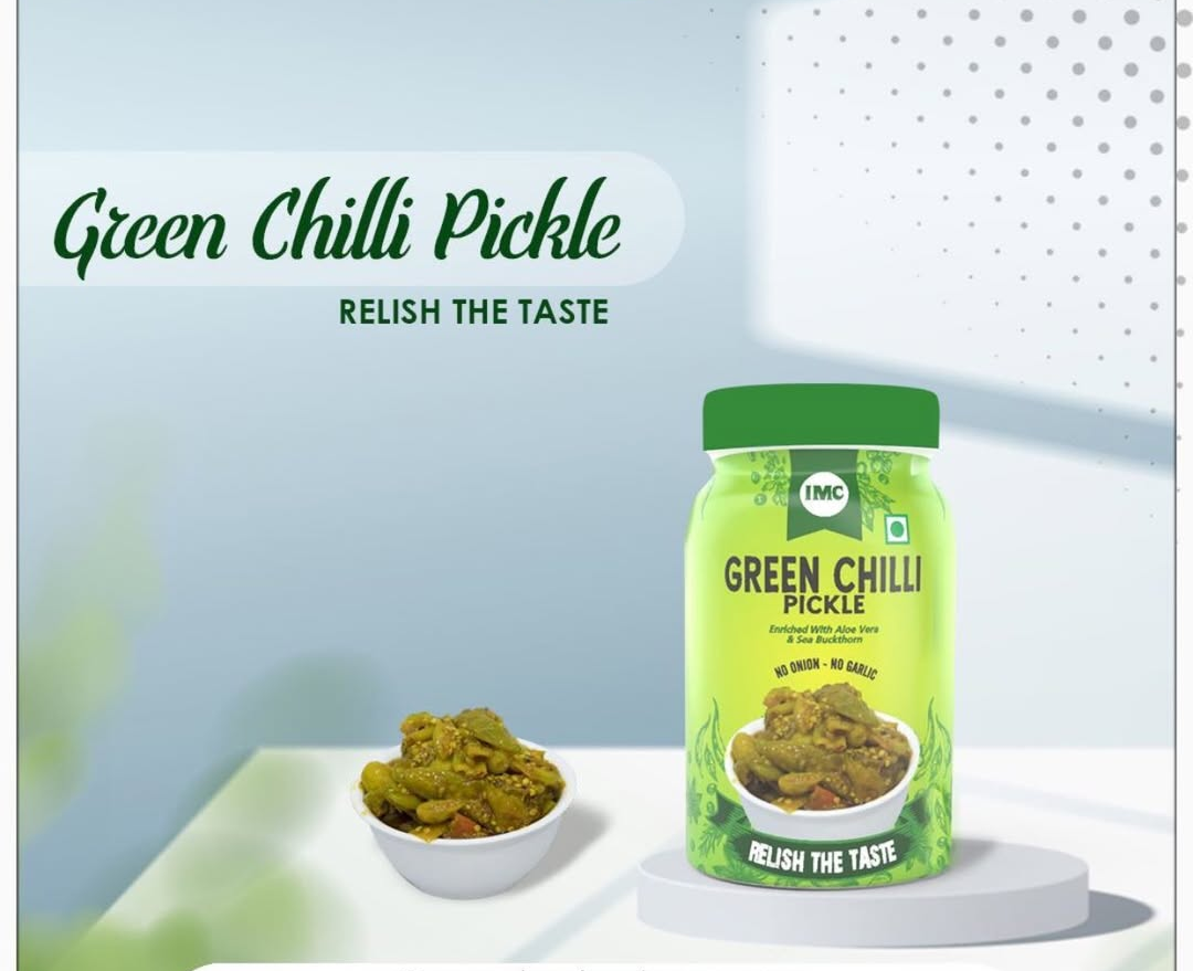 Green Chilli Pickle (250 gm) : Pack of 2 - Dokets Shop