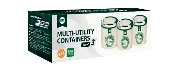 Multi Utility Containers (Set Of 3 Pcs)