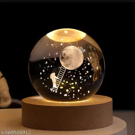 Crystal Ball (3D) Night Lamp Home