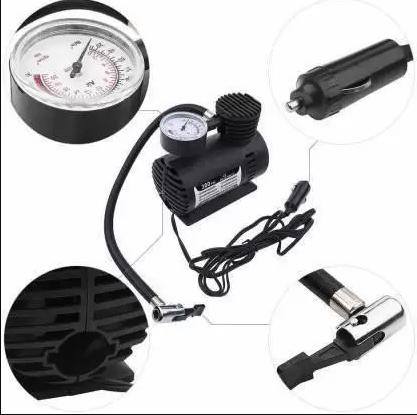 Electric Air Compressor Inflator Pump for car, Bike, tubeless tyre. - Dokets Shop