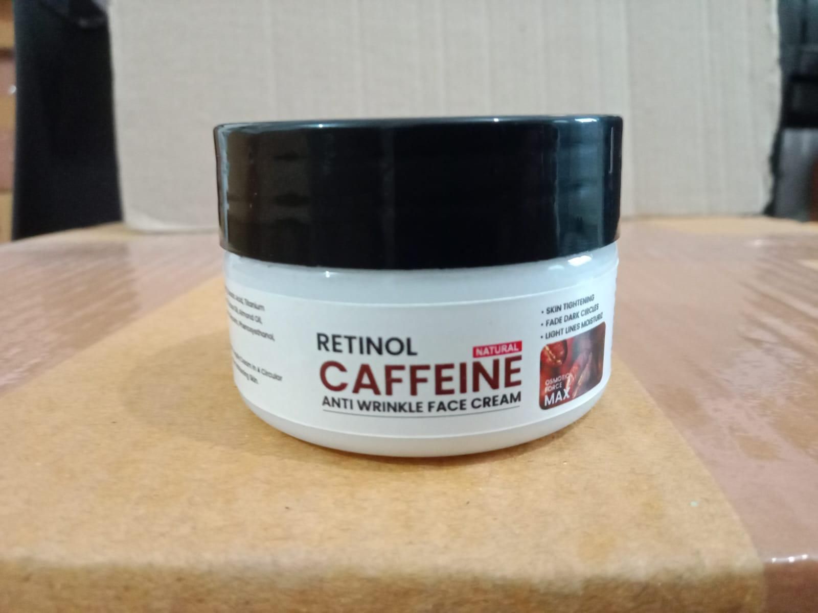 Retinol Caffeine Anti Wrinkle Face Cream : DRC