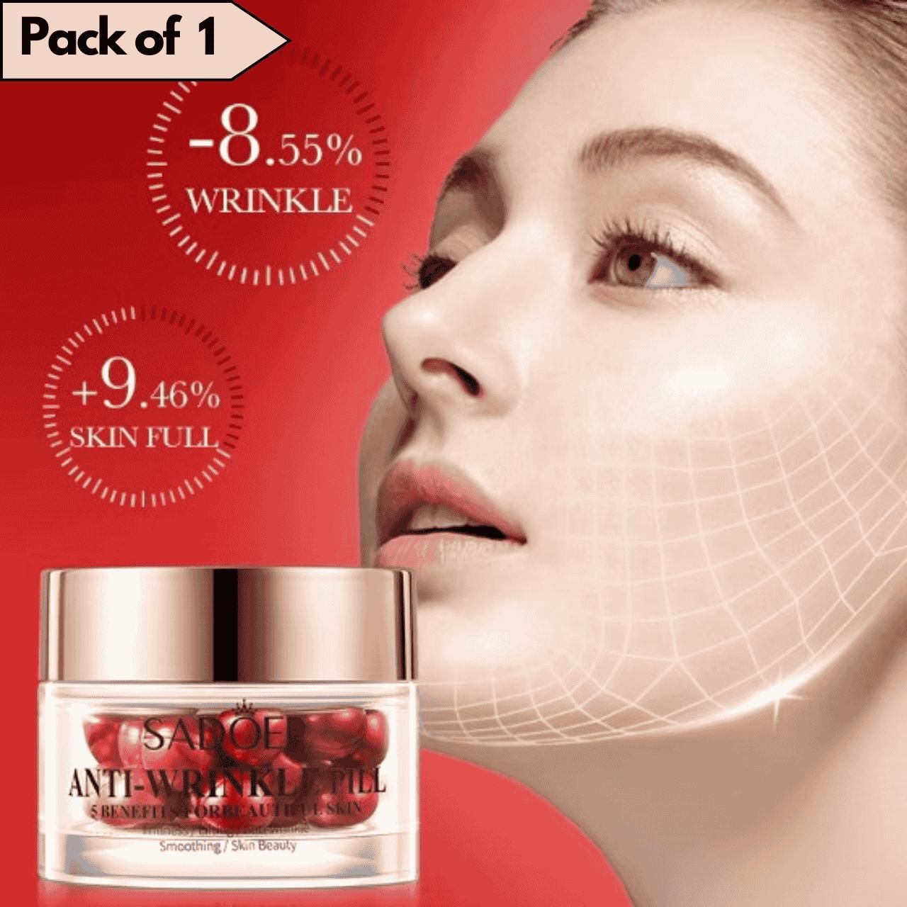 30 Pcs Whitening Capsule Anti-oxidant Anti-Wrinkle Moisturizing Facial Serum (Pack Of 1)