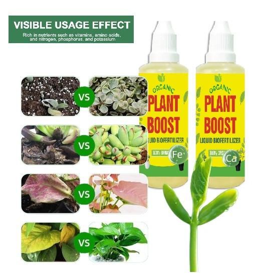Plant Boost Liquid Biofertilizer for All Crops, Organic (Pack of 3): DRC