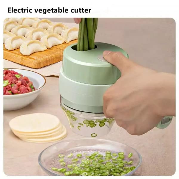 Vegetable Electric Food Chopper (4 in 1 Handheld) - Dokets Shop