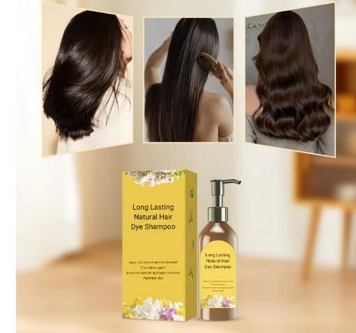 Long Lasting Natural Hair Dye Shampoo 100 ML (Pack of 2) : DRC