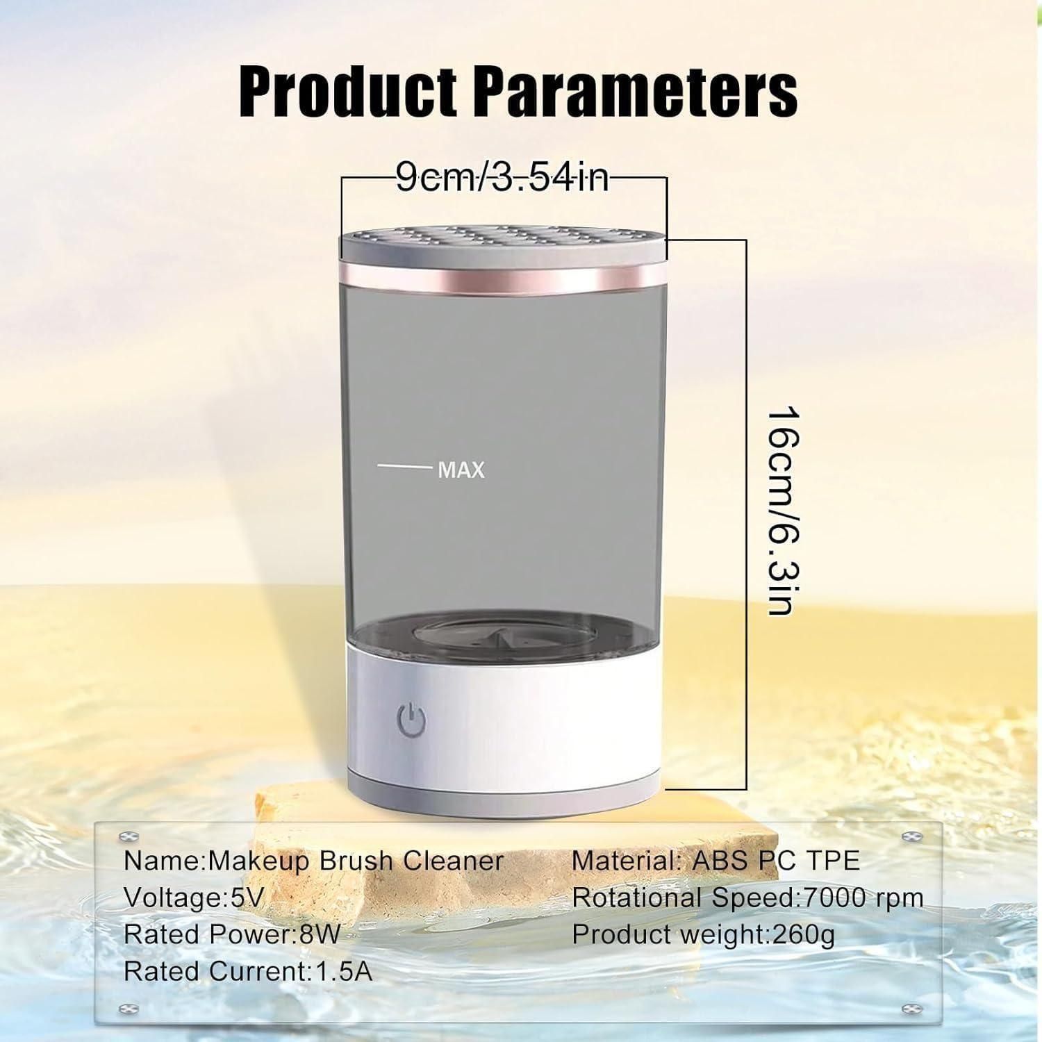 Make Up Brush Cleaner,Electric Brush Cleaner, USB Rechargeable Automatic Deep Cosmetic Cleaning Device : DRC