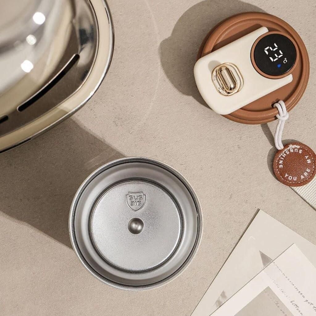 Stainless Steel Hot and Cold Vacuum Insulated Temperature Display Coffee Mug : DRC