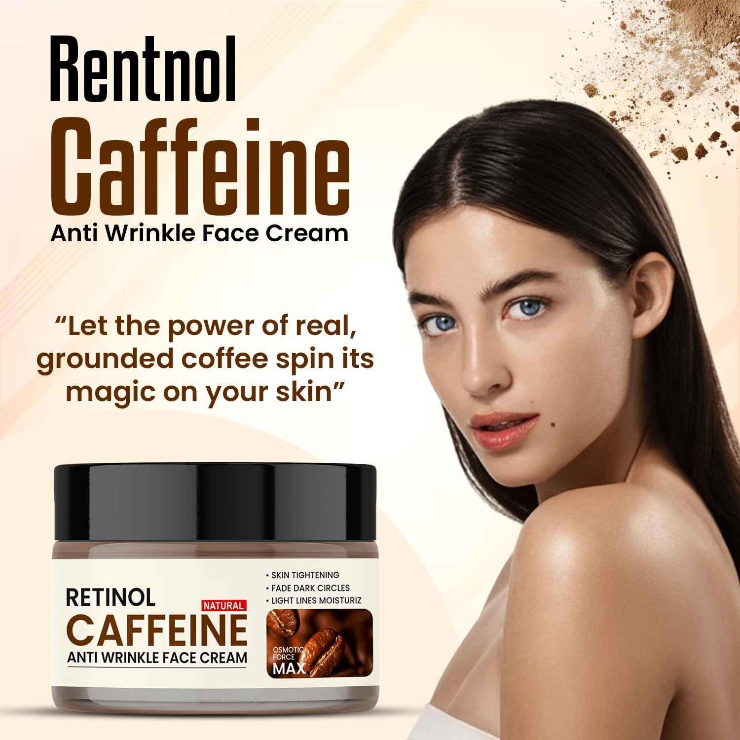 Retinol Caffeine Anti Wrinkle Face Cream : DRC