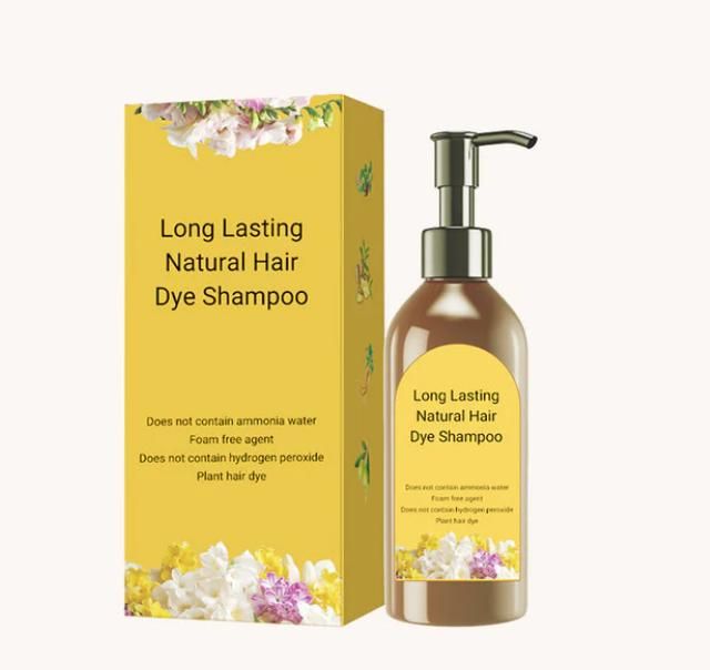 Long Lasting Natural Hair Dye Shampoo 100 ML (Pack of 2) : DRC